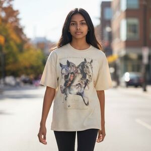 Vintage The Mountain Native American Southwest Indian Foundation Tshirt XXXL 3X